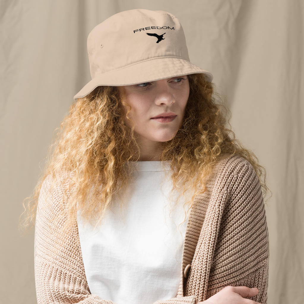 Organic bucket hat - FREEDOM