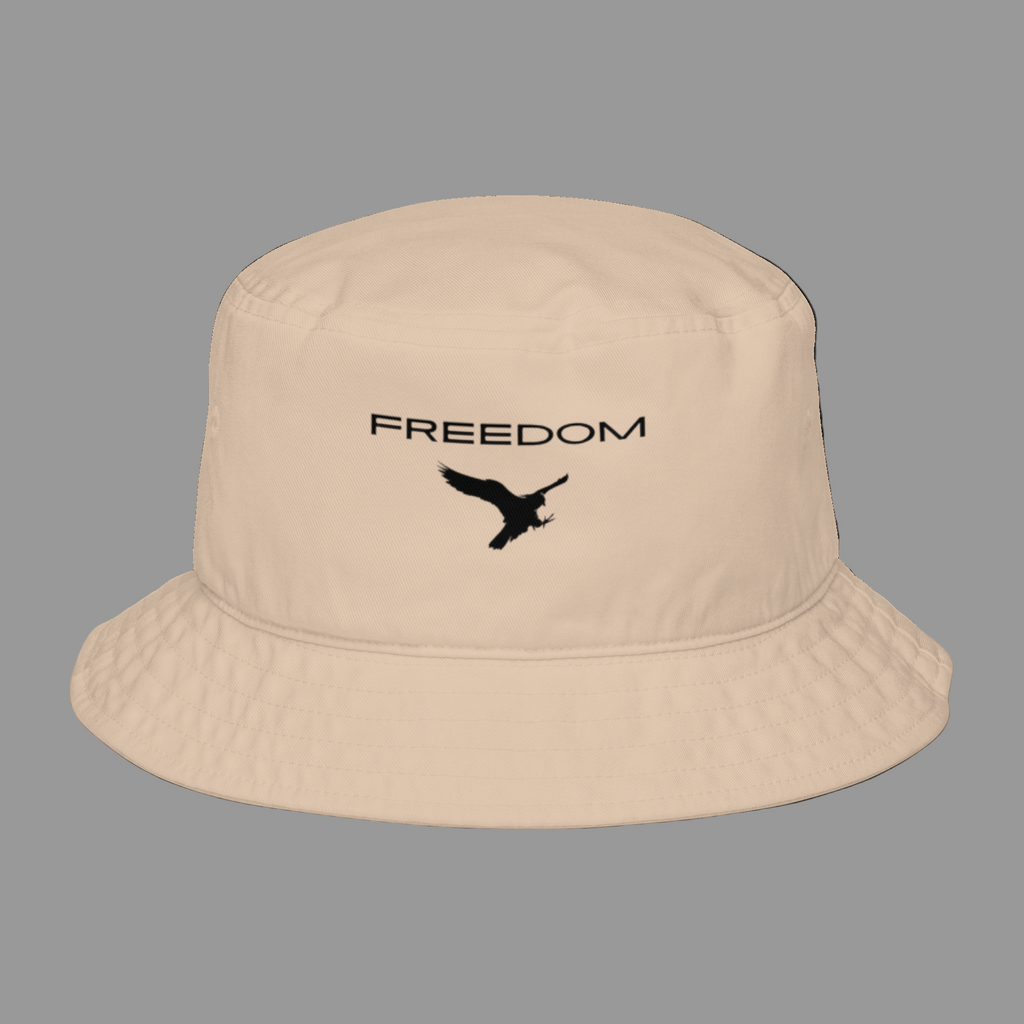 Organic bucket hat - FREEDOM